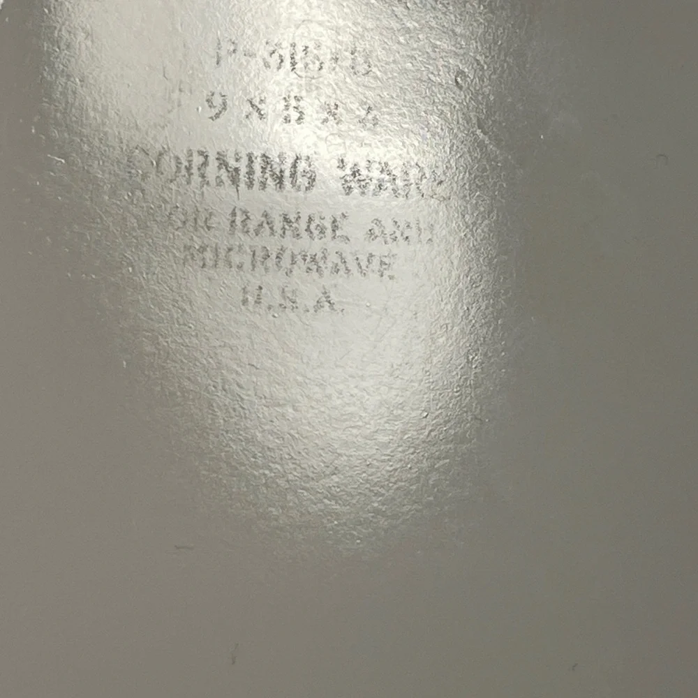 VTG Corning Ware Blue Cornflower 2QT Loaf Bread Pan Baking P-315-B USA 9x5x3 - Picture 7 of 10